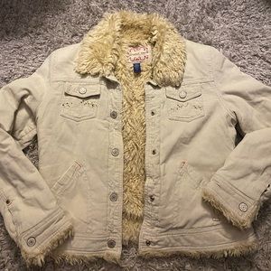 Kids | limited too | furry lined jacket